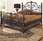 Queen Size Metal Double Bed Classic Design Durability For Bedroom School