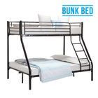 Durable Metal Frame Twin Bunk Beds High Load Carrying Strength Good Bearing