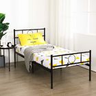OEM Steel Furniture Bed Classic Design Easy Storage High Load Carrying Strength