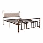 Comfortable Steel Bed Frame , Cast Iron Platform Bed Mildew Proof For Bedroom