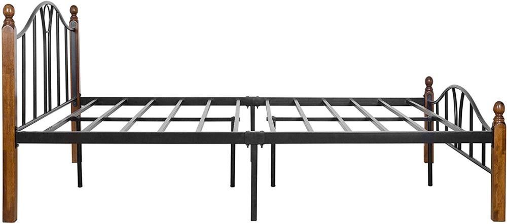 Easy Install Queen Size Iron Bed Frame , 18 Inch Metal Bed Frame Queen