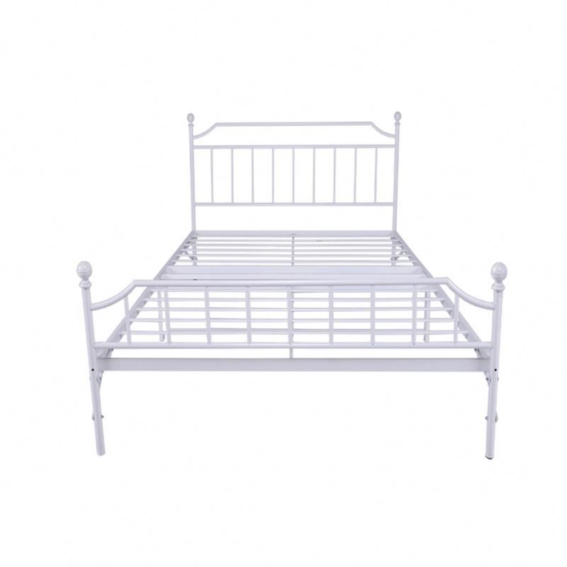 Customizable Size Wrought Iron Platform Bed Durable 0.6-1.5mm Thick Pipe