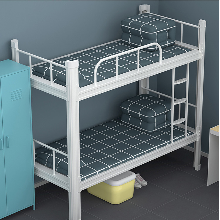 Apartment Steel Bunk Beds Metal Frame Customizable Size Style Contemporary