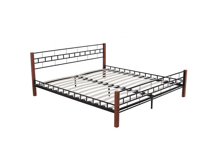Antique Style ODM Design 0.8mm Steel Double Bed