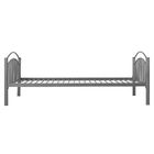 Home Furniture Metal Single Bed Classic Design For Bedroom Space Saving
