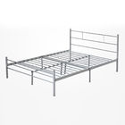 15.5kg Metal Double Bed 1490*300*110 Mm Optional Colour With Headboard