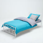 Simple Rod Iron Single Bed Quick Easy Assemble Sturdy Construction