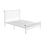 White Single Layer Metal Single Bed Optional Colour For Adult Kid