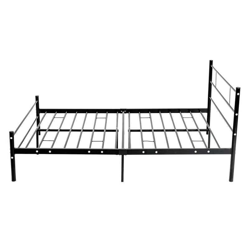 Modern Queen Size Metal Bed , Metal Tube Bed Frame Galvanized Steel