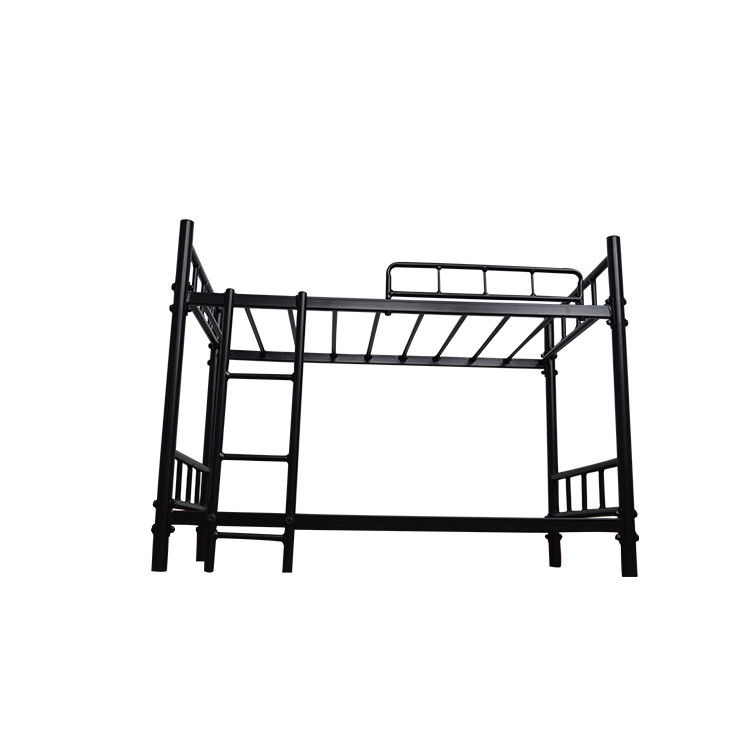 Commercial Apartment Iron Bunk Beds Electrostatic Powder Coating For Adult