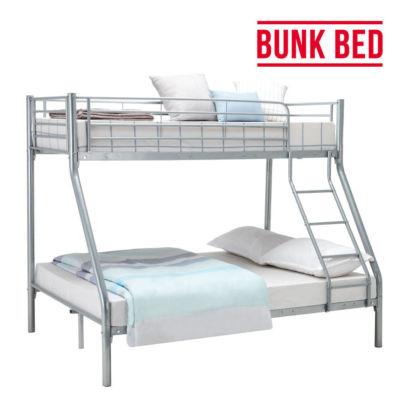 Water Proof Industrial Steel Pipe Bunk Bed With Environmental Powder