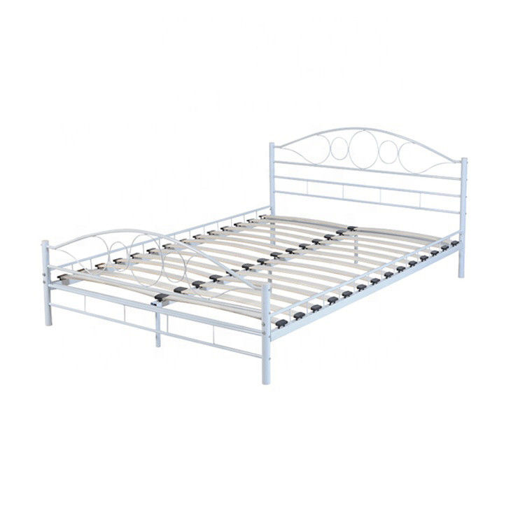 Queen Size Wooden Slat Bed Frame Metal Type Frame For Kids House