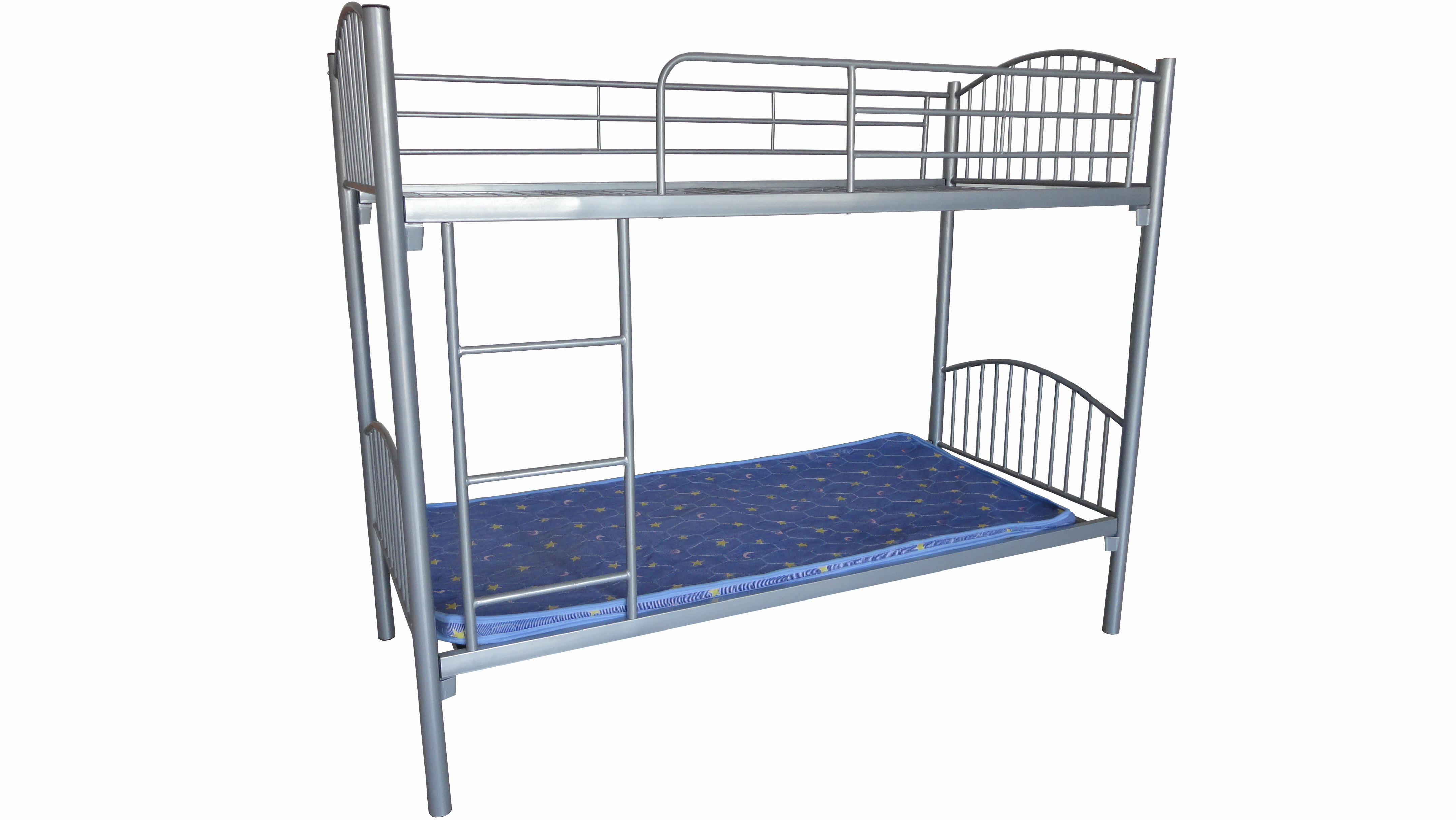 Two Single Iron Bunk Beds Optional Colour No Box Spring Needed ISO9001