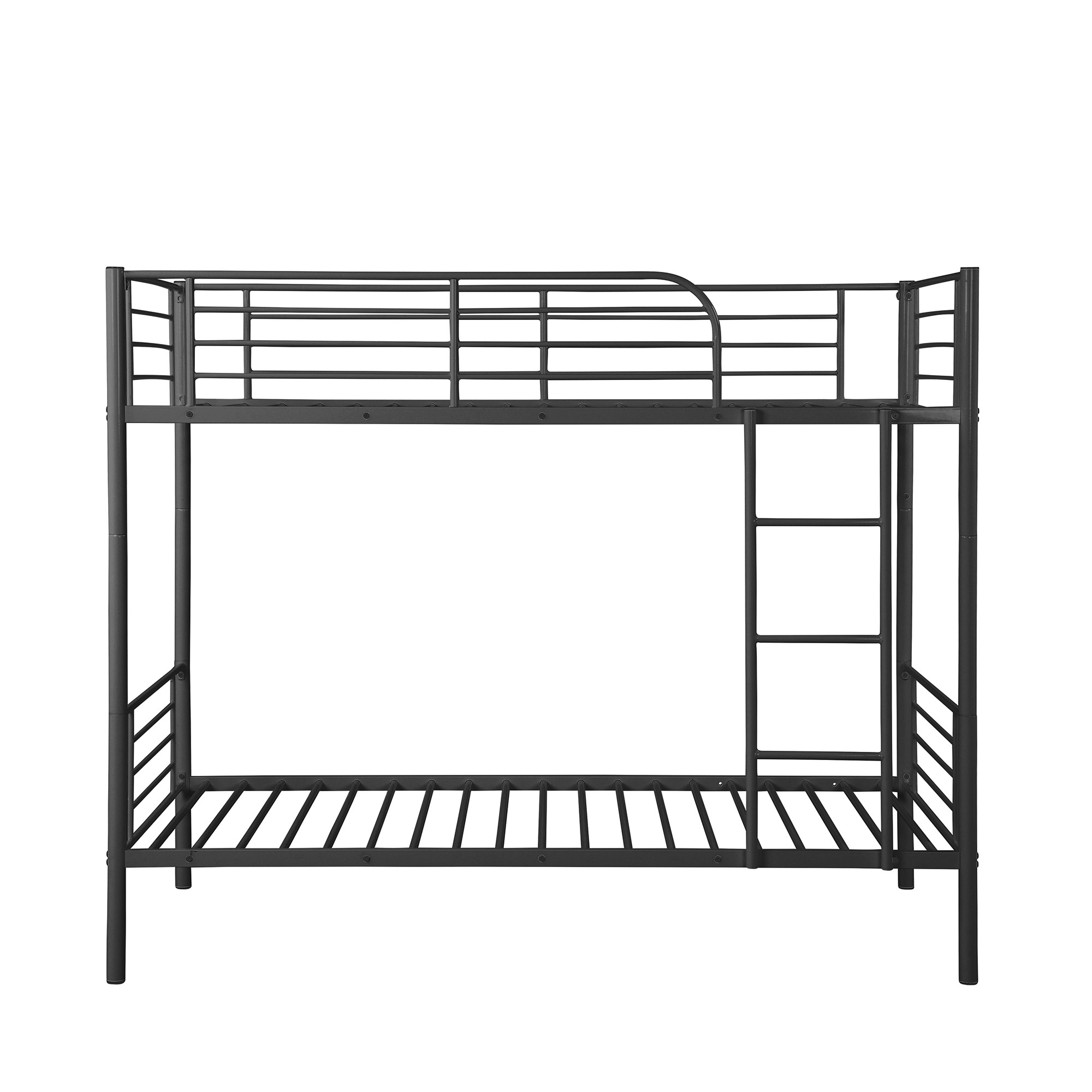 High Load Carrying Queen Twin Bunk Beds Sturdy Construction With Stairs